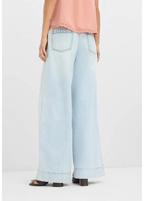 Wide Leg-jeans High Waist, bonprix