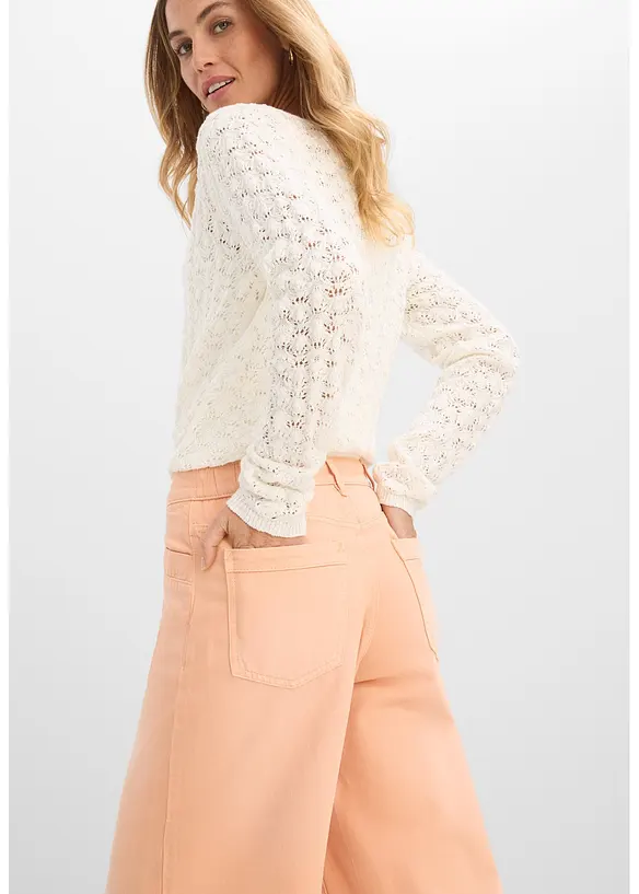 Wide Leg-jeans High Waist, bonprix