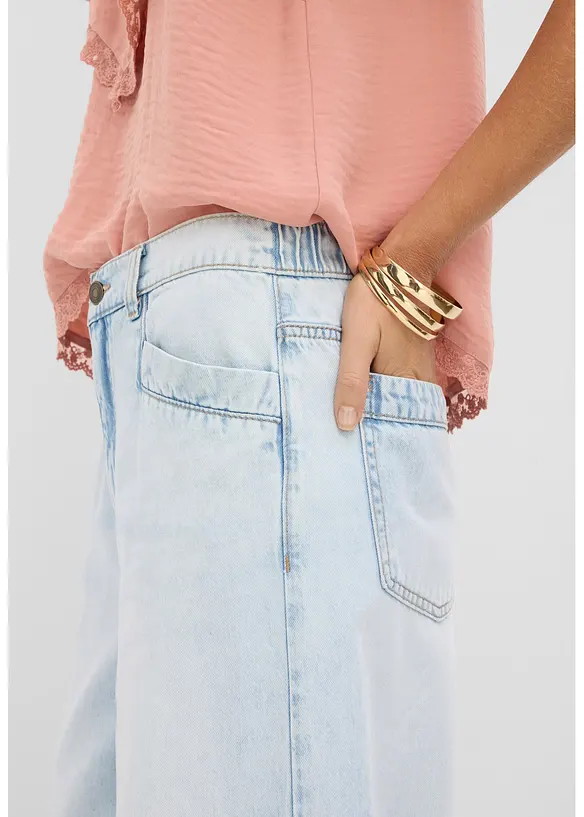 Wide Leg-jeans High Waist, bonprix