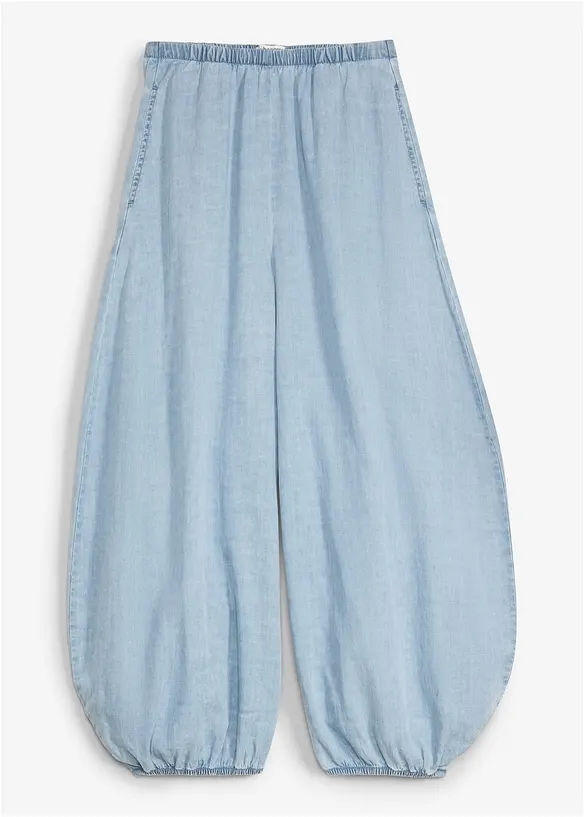 Haremsbukse av lett linmiks, bonprix