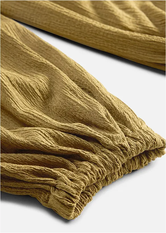 Haremsbukse av strukturert krepp, bonprix