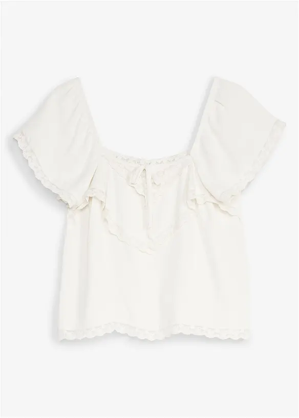 Bluse i lett krepp, bonprix