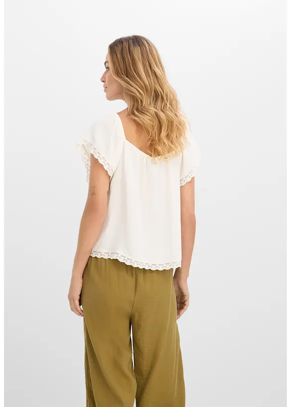 Bluse i lett krepp, bonprix