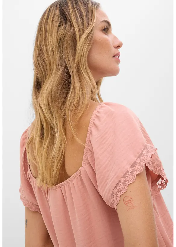 Bluse i lett krepp, bonprix