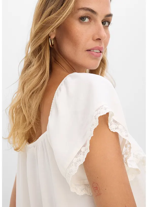 Bluse i lett krepp, bonprix