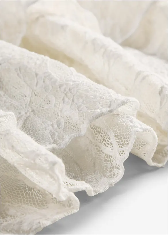 Kort blondetopp, bonprix