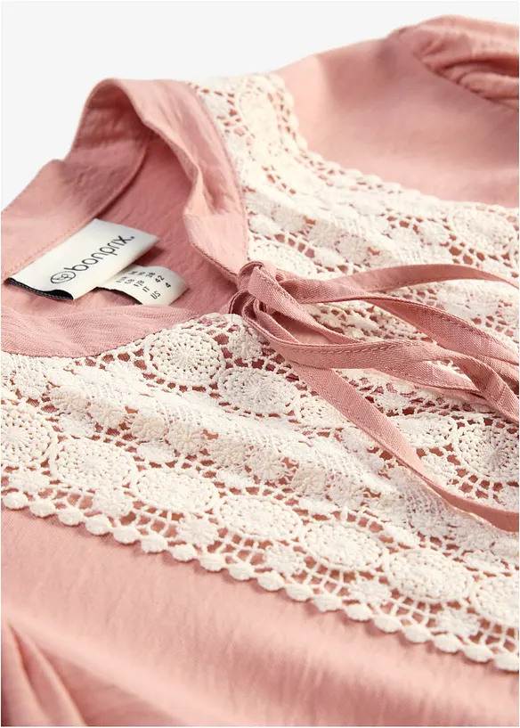 Midikjole i myk viskosemiks, bonprix