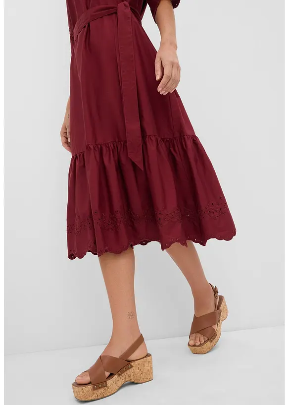 Midikjole av 100% bomull, bonprix