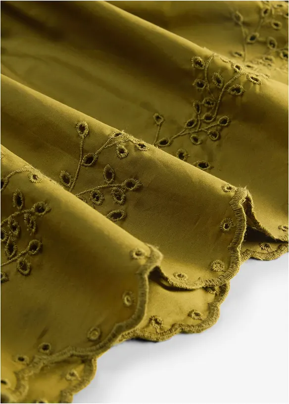 Midikjole av 100% bomull, bonprix