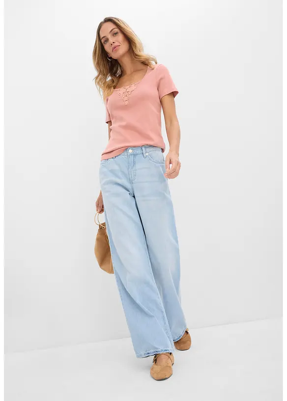 Topp i 100% &oslash;kologisk bomull, bonprix