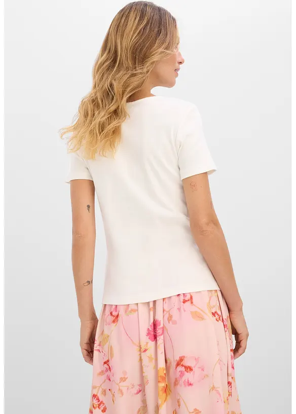 Topp i 100% &oslash;kologisk bomull, bonprix