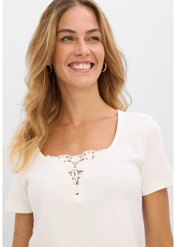 Topp i 100% &oslash;kologisk bomull, bonprix