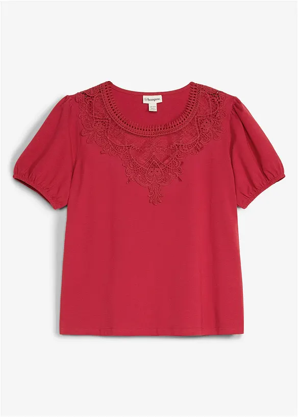 Topp av elastisk bomull, bonprix