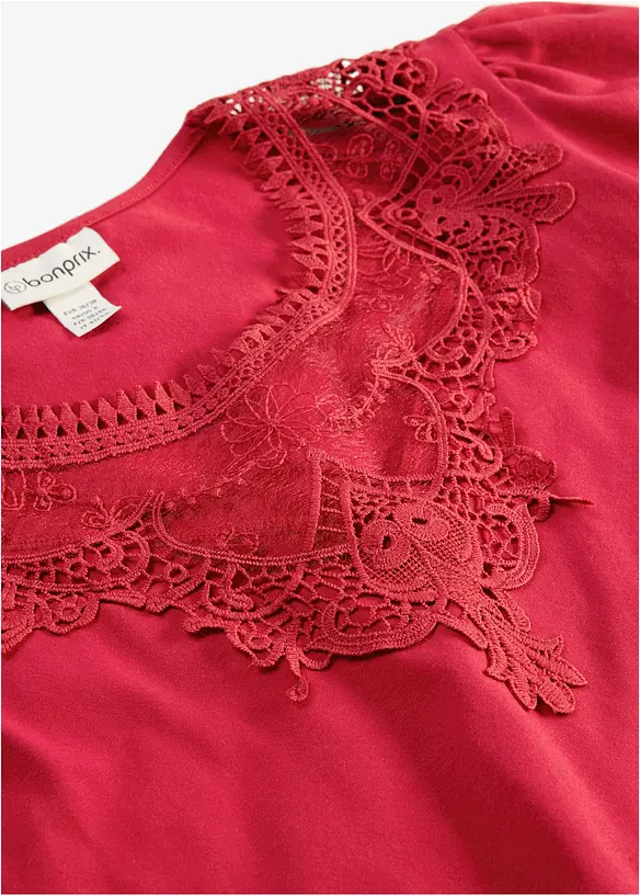 Topp av elastisk bomull, bonprix