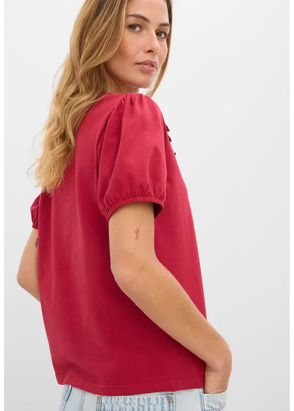 Topp av elastisk bomull, bonprix