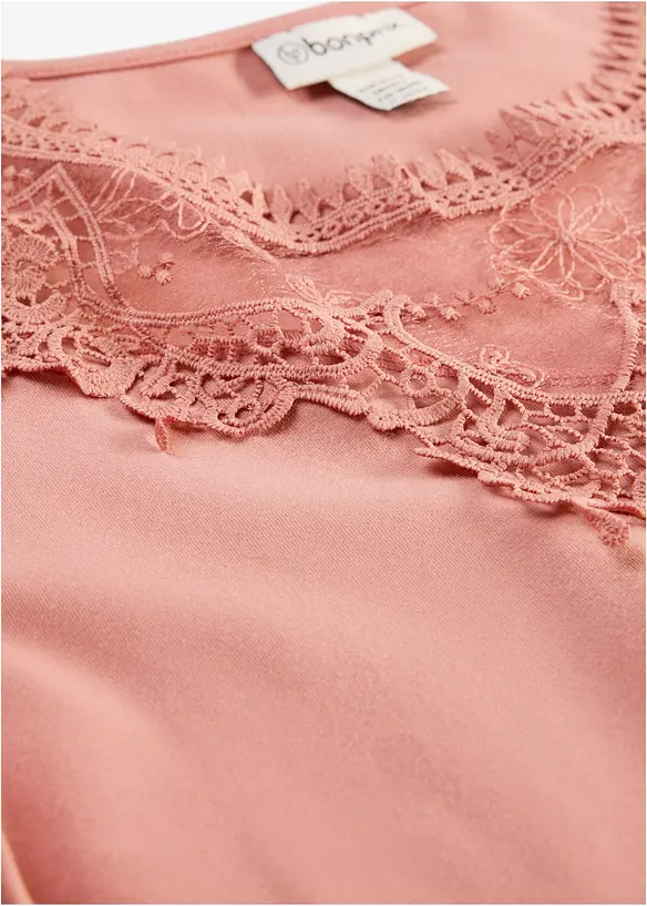 Topp av elastisk bomull, bonprix