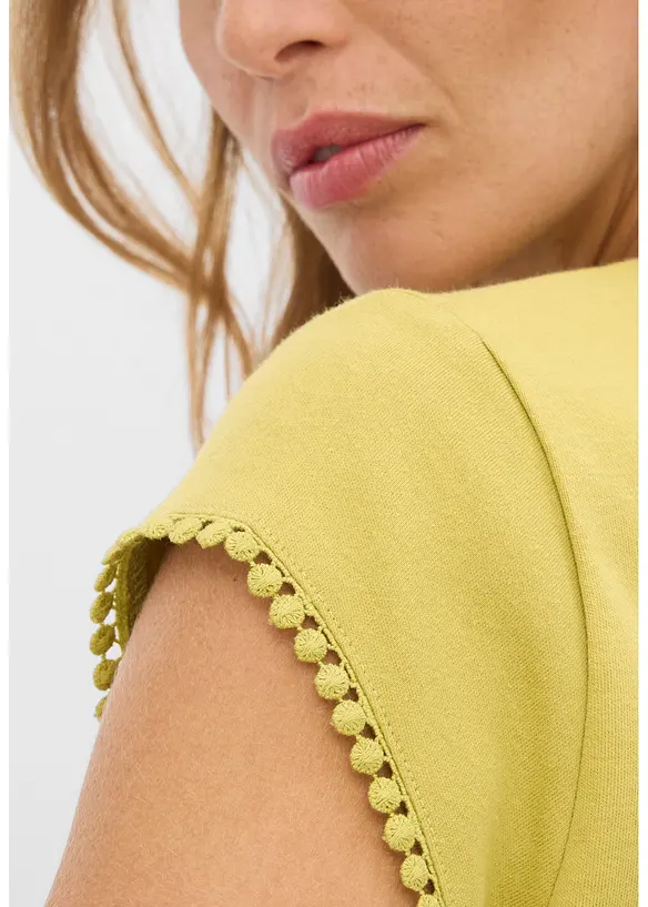 Topp i 100% &oslash;kologisk bomull, bonprix