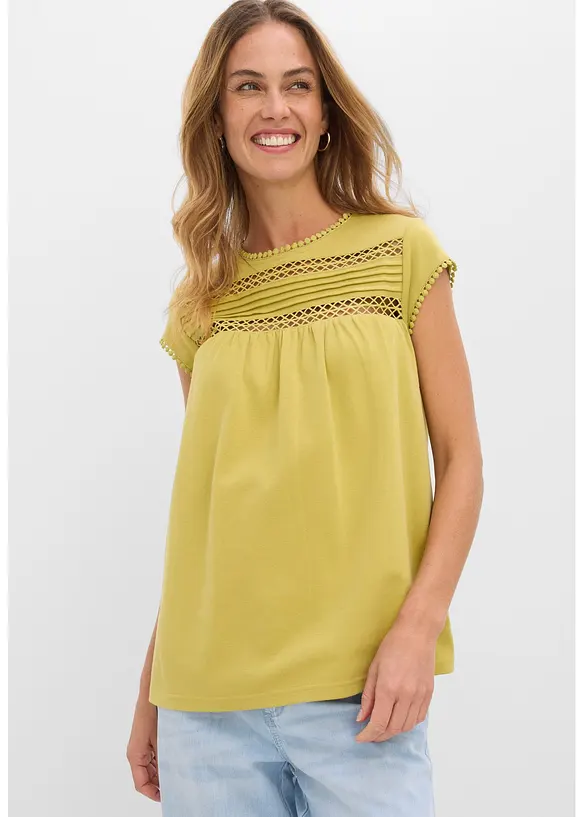 Topp i 100% &oslash;kologisk bomull, bonprix