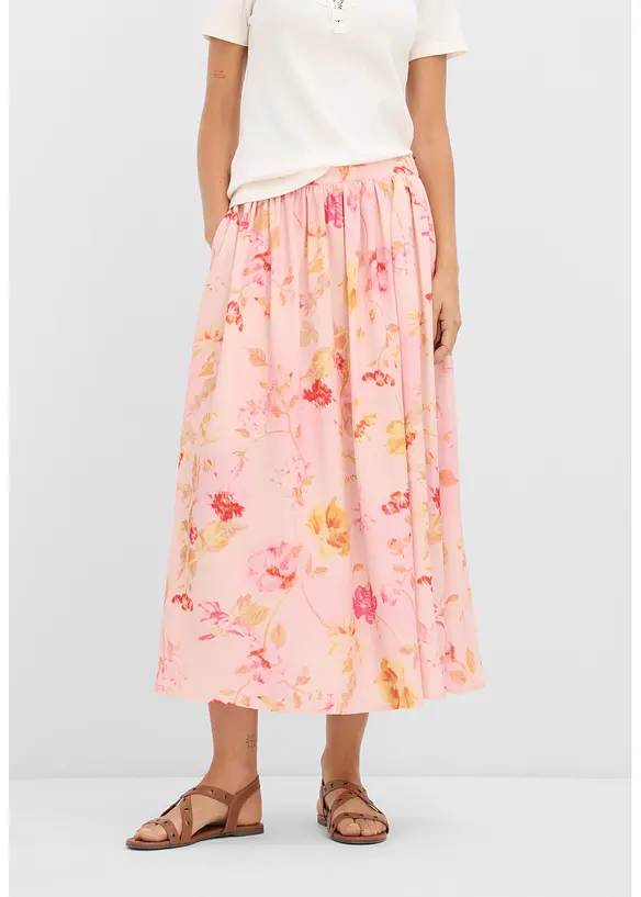 Maxiskj&oslash;rt av luftig krepp, bonprix