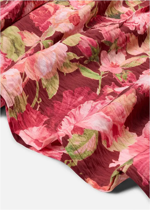 Midikjole i lett viskosemiks, bonprix