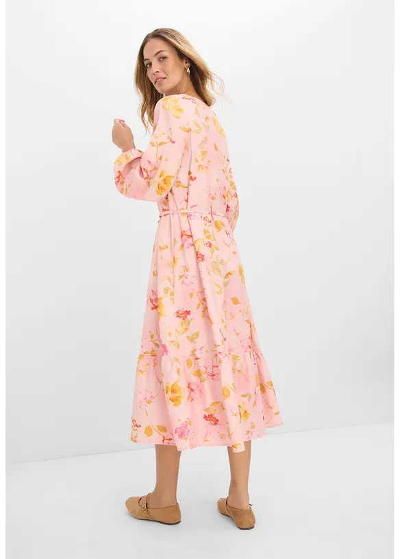 Midikjole av myk viskosemiks, bonprix