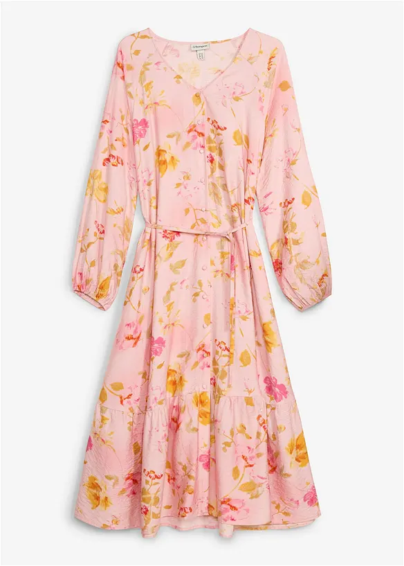 Midikjole av myk viskosemiks, bonprix