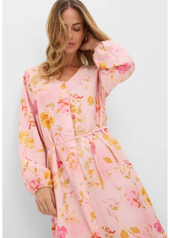 Midikjole av myk viskosemiks, bonprix