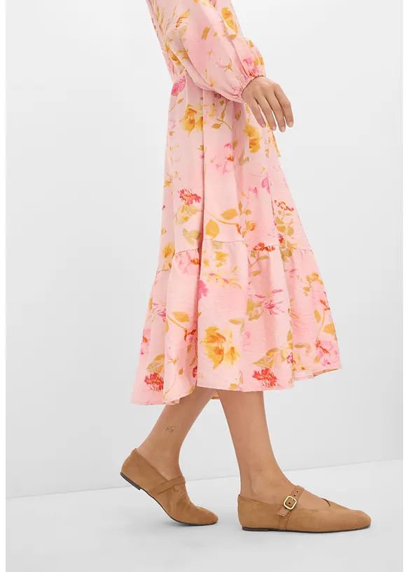 Midikjole av myk viskosemiks, bonprix