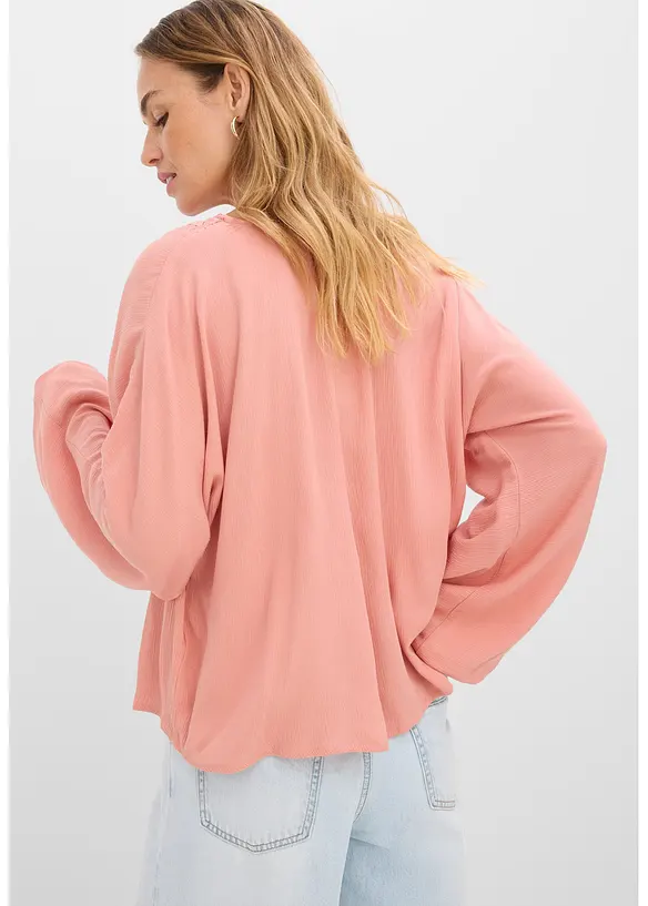 Tunikabluse av fin viskose, bonprix