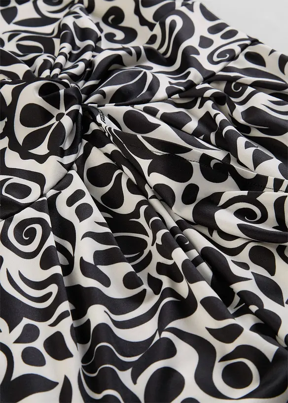 Minikjole med dyp utringning, bonprix