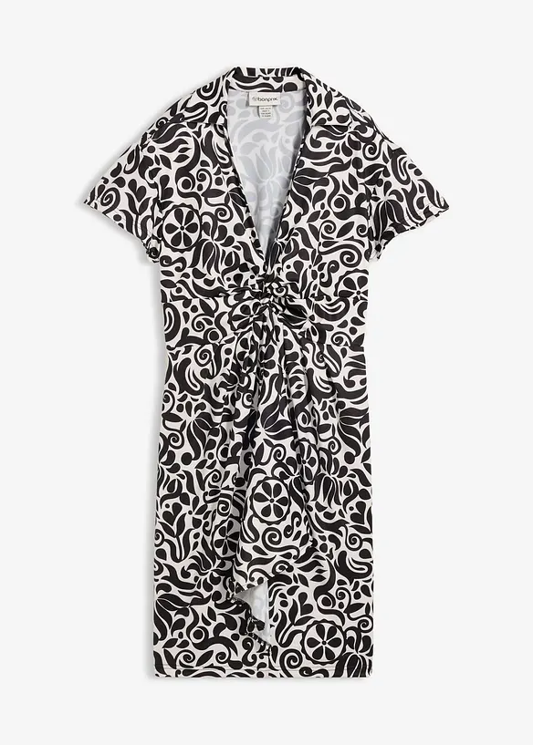 Minikjole med dyp utringning, bonprix