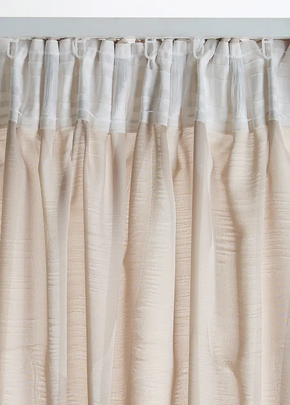 Jacquardvevd gardin (1-pack), bonprix