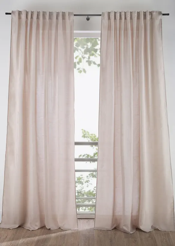 Jacquardvevd gardin (1-pack), bonprix