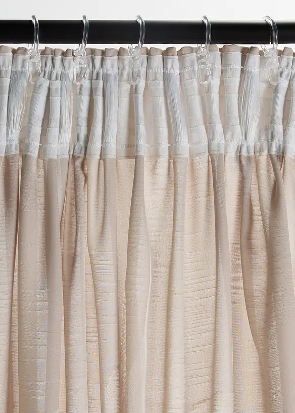 Jacquardvevd gardin (1-pack), bonprix