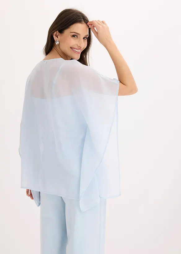 Tunika med blondeinnfelling, bonprix