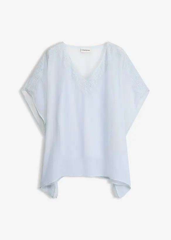 Tunika med blondeinnfelling, bonprix