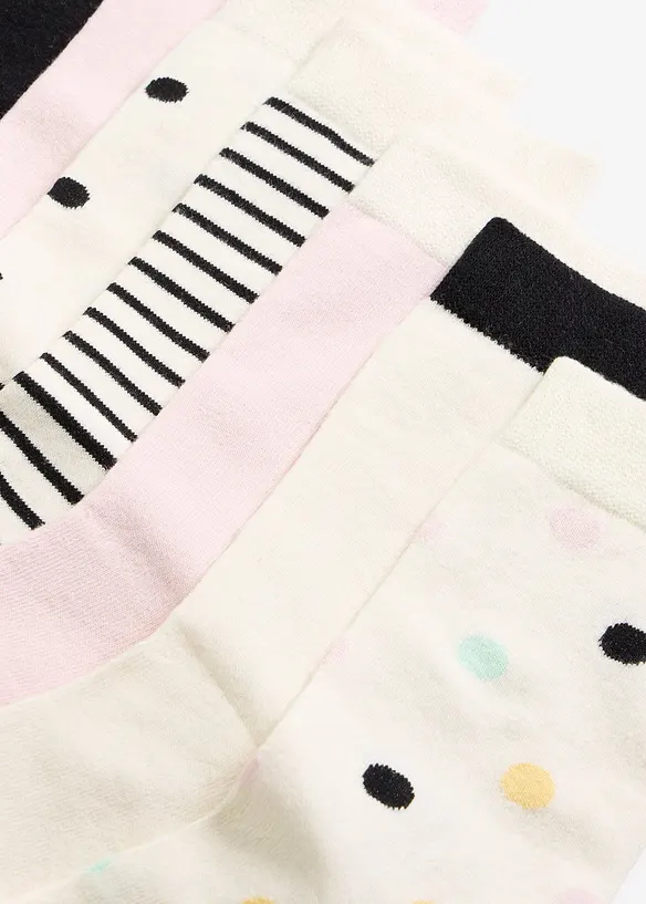 Sokker med &oslash;kologisk bomull (7-pack), bonprix