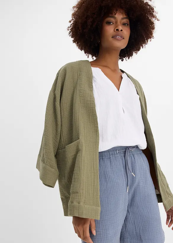 Shorts i musselin, bonprix