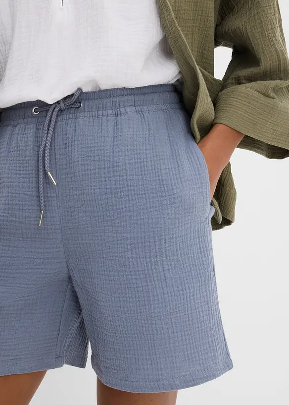 Shorts i musselin, bonprix