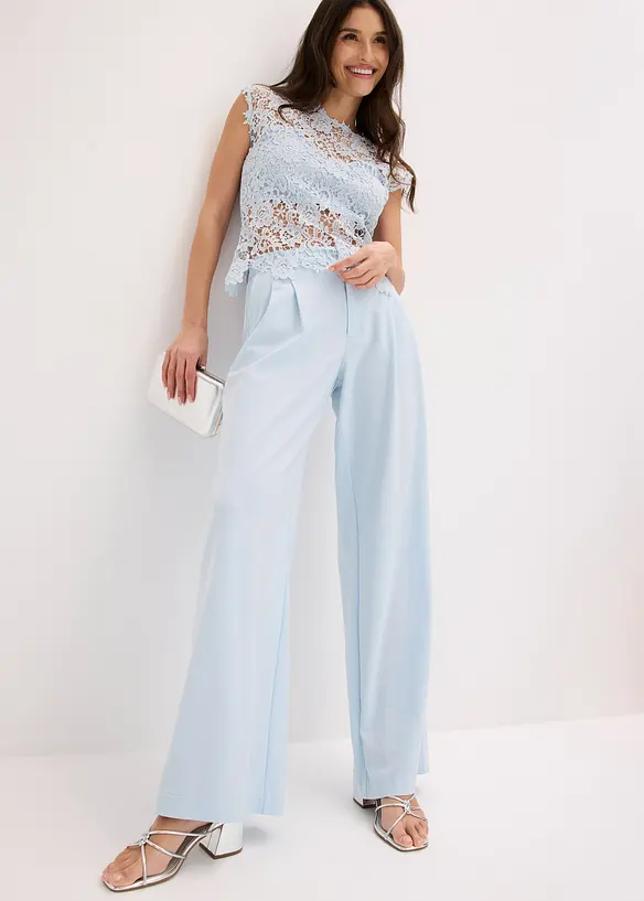 Bukse med vide ben, bonprix