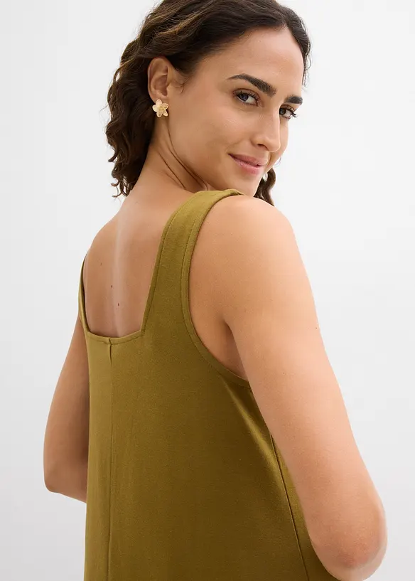 Jerseykjole i 100% &oslash;kologisk bomull, bonprix