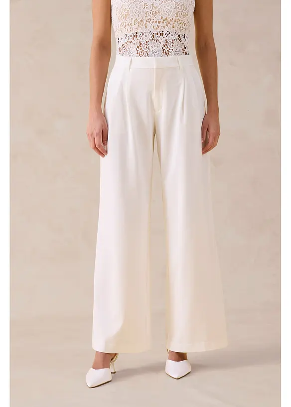 Bukse med vide ben, bonprix