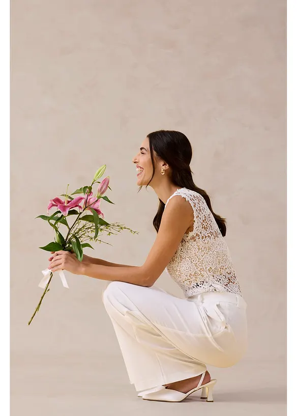 Bukse med vide ben, bonprix