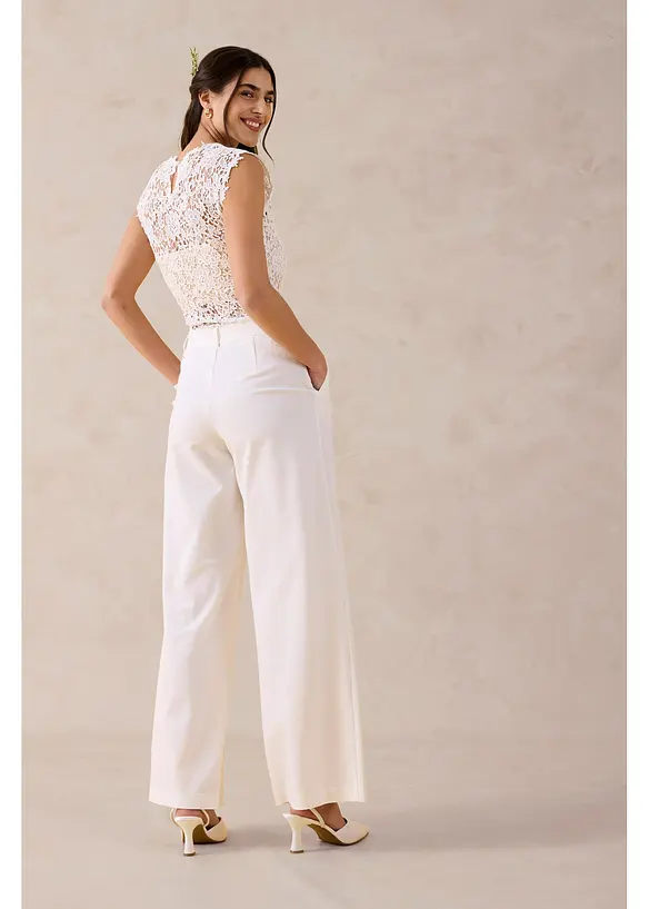 Bukse med vide ben, bonprix