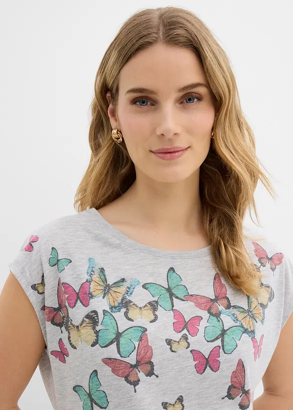 Topp i myk viskosemiks, bonprix