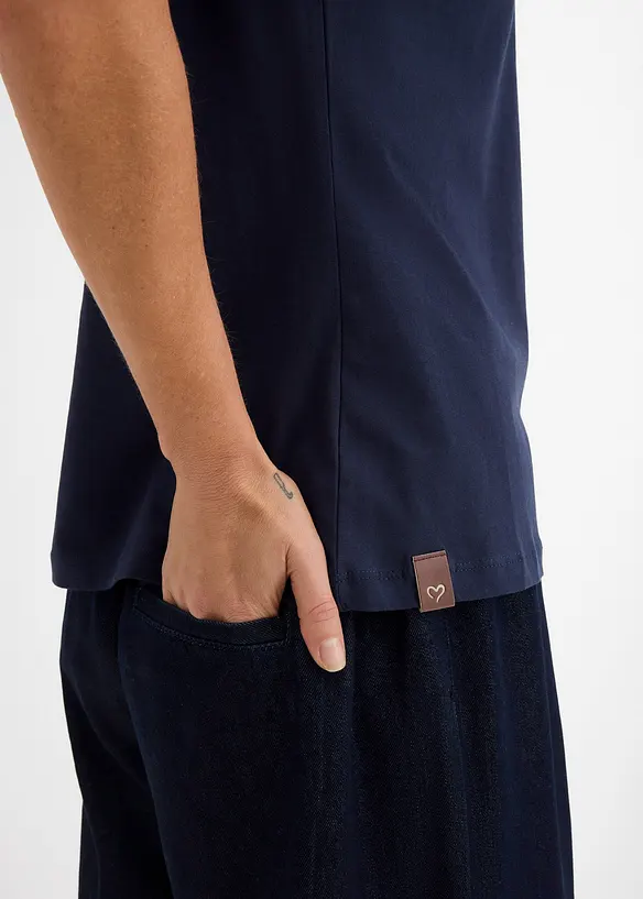 T-skjorte med broderi, bonprix