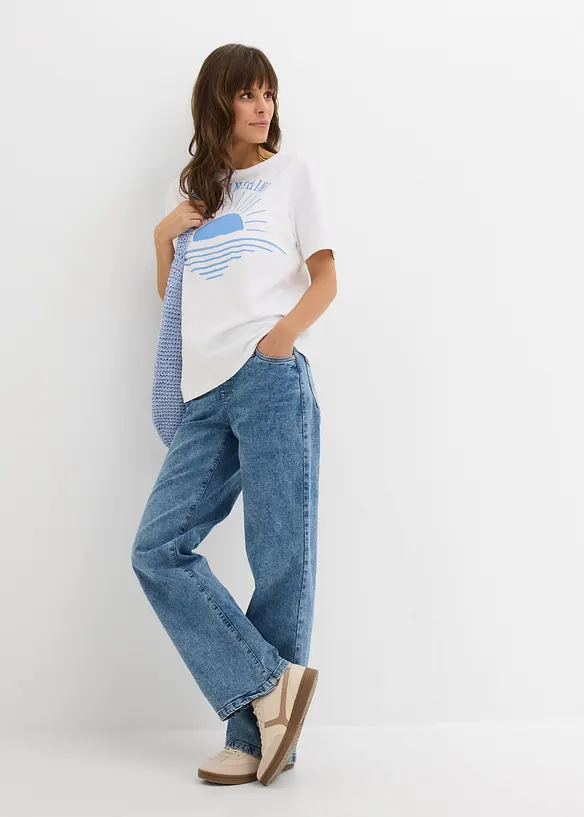 2-i-1-mamma- og ammetopp i &oslash;kologisk bomull, bonprix