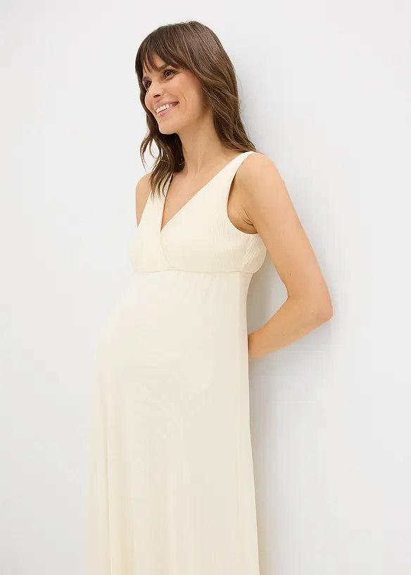 Selskapskjole med ammefunksjon og omslagsjakke for graviditeten og tiden etterp&aring; (2-delt sett), bonprix