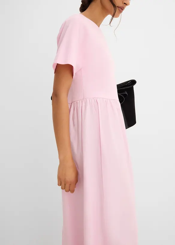 Midikjole i 100% bomull, bonprix