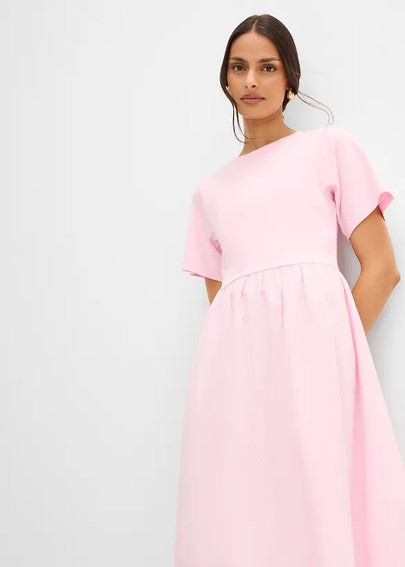 Midikjole i 100% bomull, bonprix